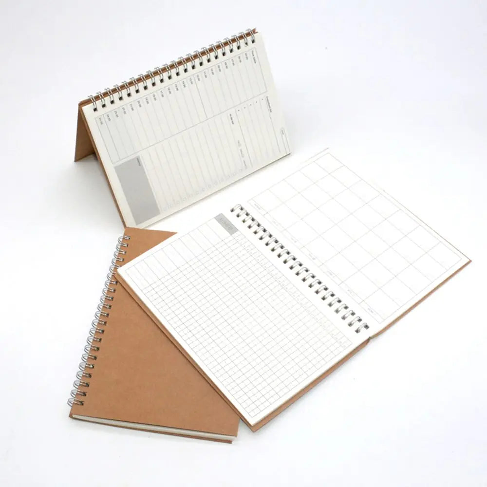 Daily Weekly Planner Notebook Spiral Agenda Daily Schedule Journal Notebooks Time To Do List Office Stationery School Supplies