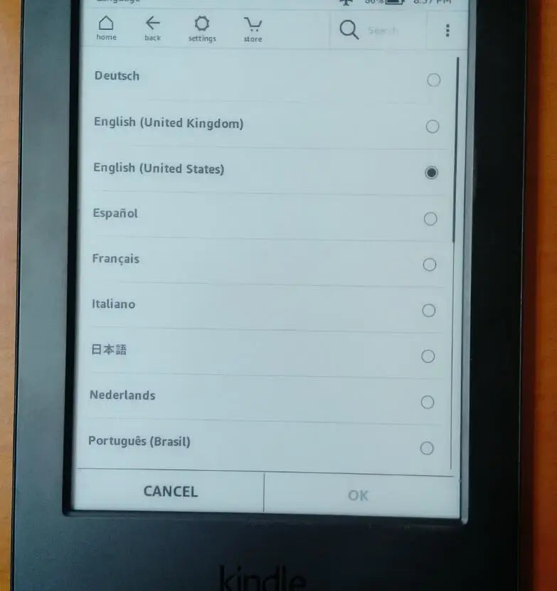 Original Kindle 8th Kindle 6th Registerable E-Book Kindle6 Reader Touch Screen Ebook Without Backlight E-ink 6inch Ink Screen