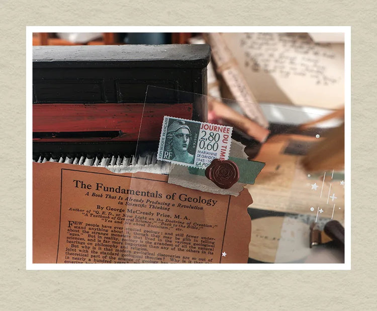 Journamm 25 Sheets Vintage Journaling Scrapbooking Supplies Craft Paper Journals Planners Aesthetics Collage Photo Album Frames