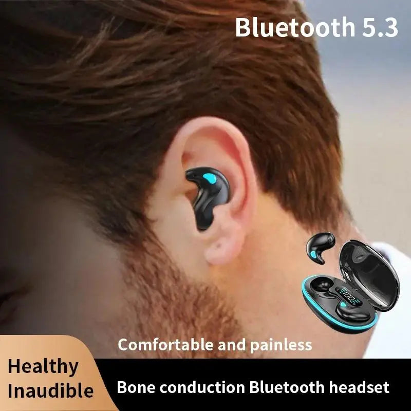 X55 Bluetooth Wireless Headphones Earbuds Ear Hooks Bluetooth Earphones Bass Noise Reduction Earbuds HiFi Stereo Headsets