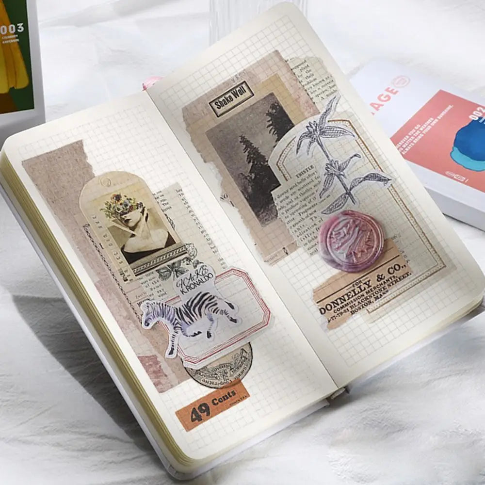 Planner Journal Daily Book Stationery DIY Albums Scrapbooking Book Hand Account Notebook Agenda Diary Book Plaid Memo Notebook