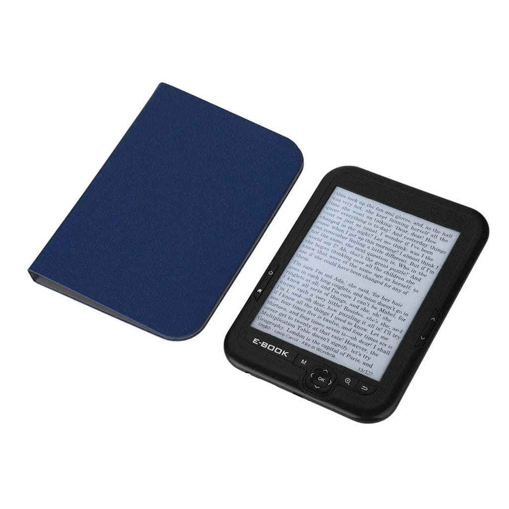 EBOOK Reader EInk 6 Inch Ereader 600 X 800 Resolution Display 300DPI Blue Cover 8GB e BOOK Reader e BOOK Reader Display