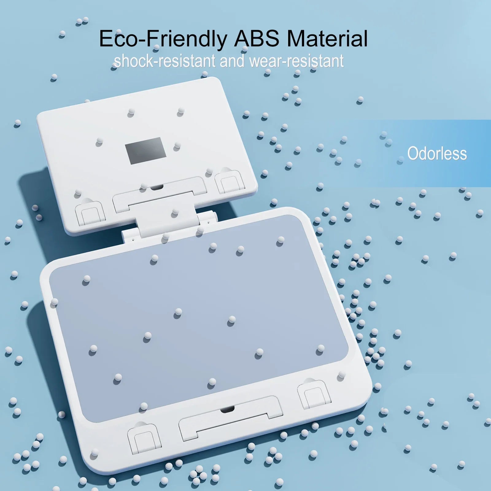 Eary Book Stand for Reading Double Layer Foldable Desktop Book Holder with Page Clips for Laptop iPad Galaxy Tabs MacBook Bible