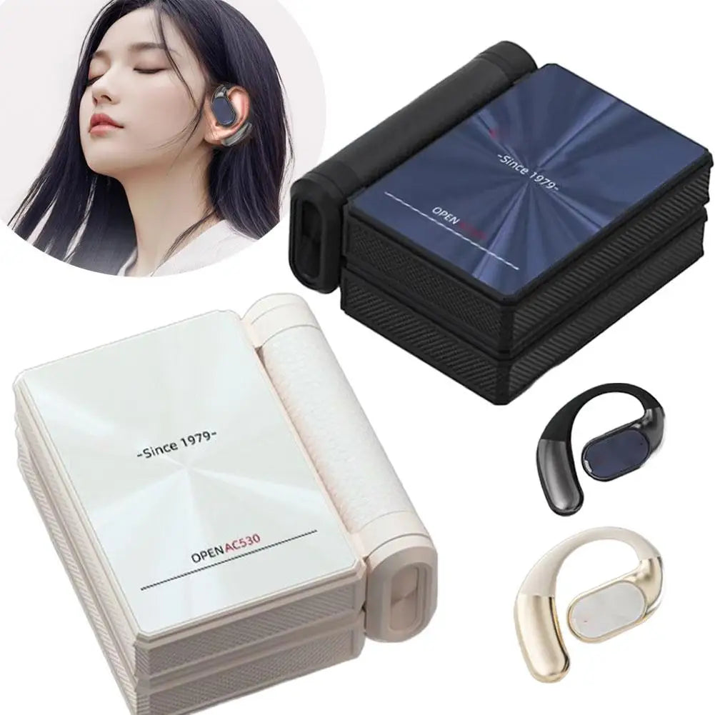 Ear Buds Headphones Bluetooth Ipx5 Waterproof & Sweatproof Comfortable Ear Hooks Noise Isolation Noise Isolation For Running