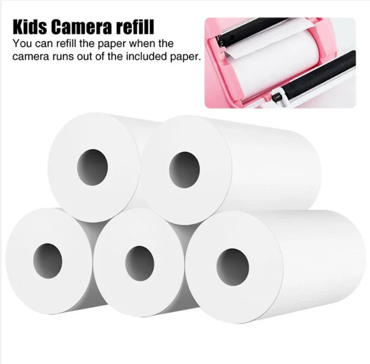 Digital Children Camera For Photography Mini Printer Portable Thermal Instant Print Photo Kids Camera Video Educational Toy Gift