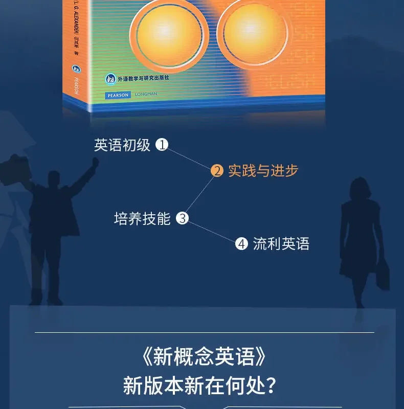 1 Books New Concept English Full Set of 1-4 Textbooks + 1-4 Workbooks Students' Books New Concepts Zero-based Learning English