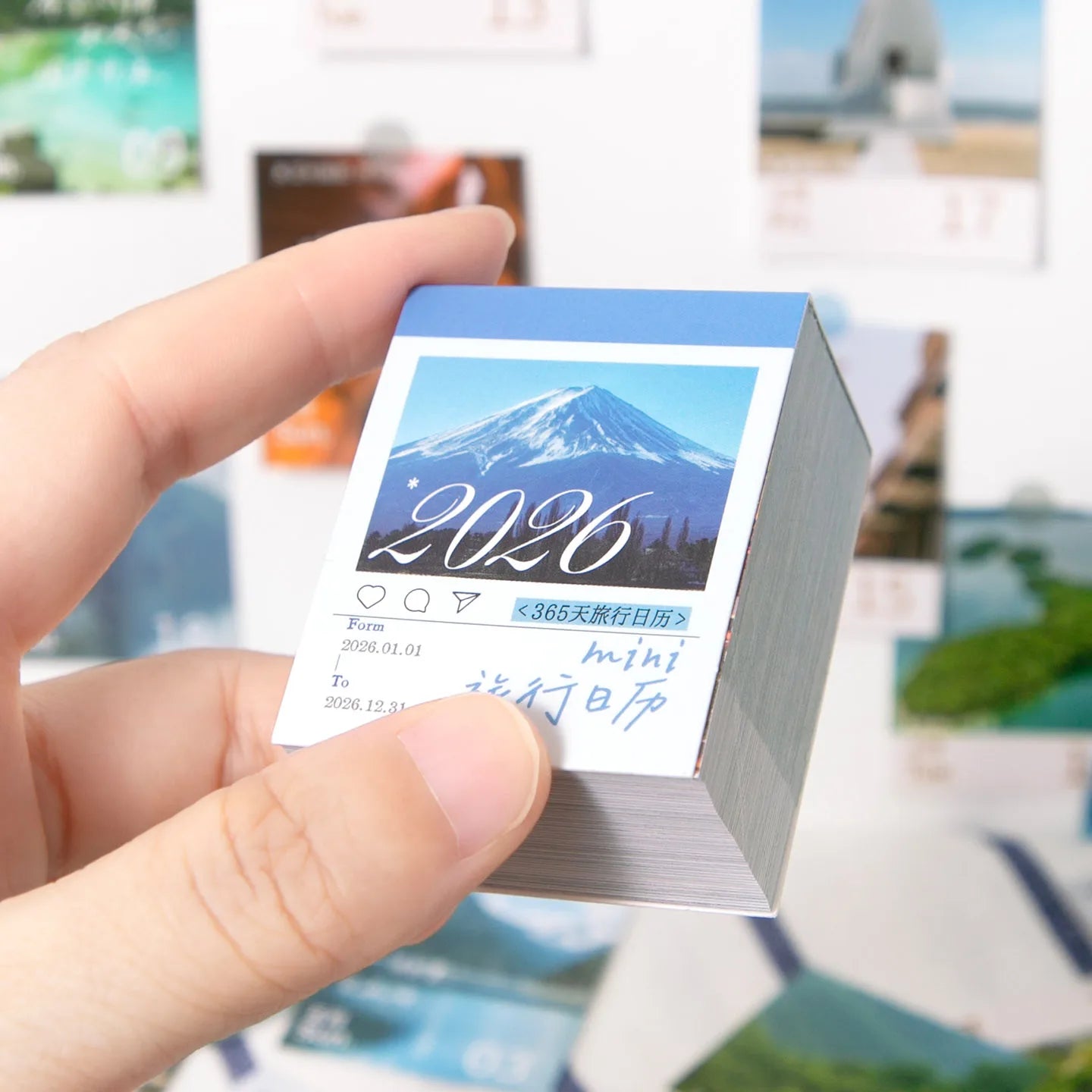 Journal GO Mini 365 Day Calendar 2026 Planner Yearly Agenda Organizer with Memo Notes for Home Office School Daily Schedule