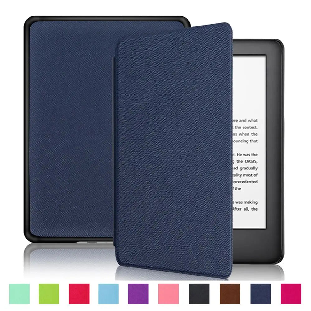 Colorful 6" eBook Reader Ultra Slim PU Leather Cover Smart Case Protective Shell For Kindle 8/10th Gen Paperwhite 1/2/3/4
