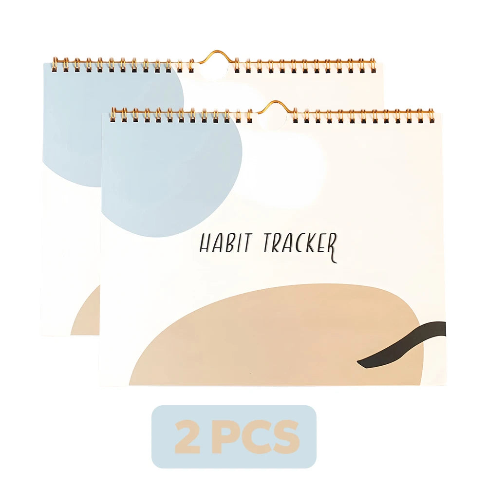 Habit Tracker Calendar Motivational Habit Tracking Journal Inspirational Goal Planner with Weekly Undated 12 Month Journal
