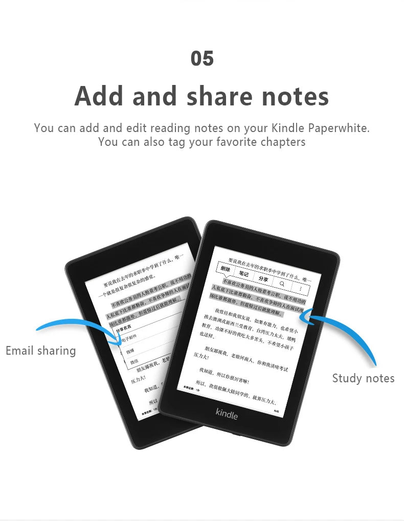 All-new Kindle Paperwhite 4-Now Waterproof 8GB Kindle Paperwhite4 300 ppi eBook e-ink Screen WIFI 6"LIGHT Wireless Reader