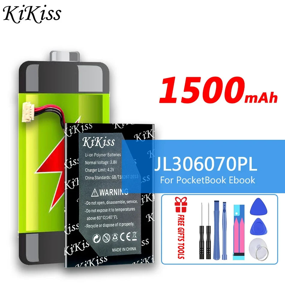 E - Book Reader Battery 1500mAh Good Low-Temperature Performance JL306070PL For Pocketbook Ebook