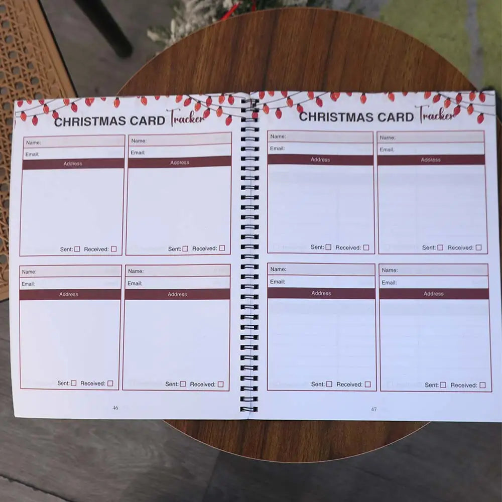 Planner Reminder Christmas Planner Notebook Efficiency Habit Tracker To Do List Notebook Journal Time Organizer