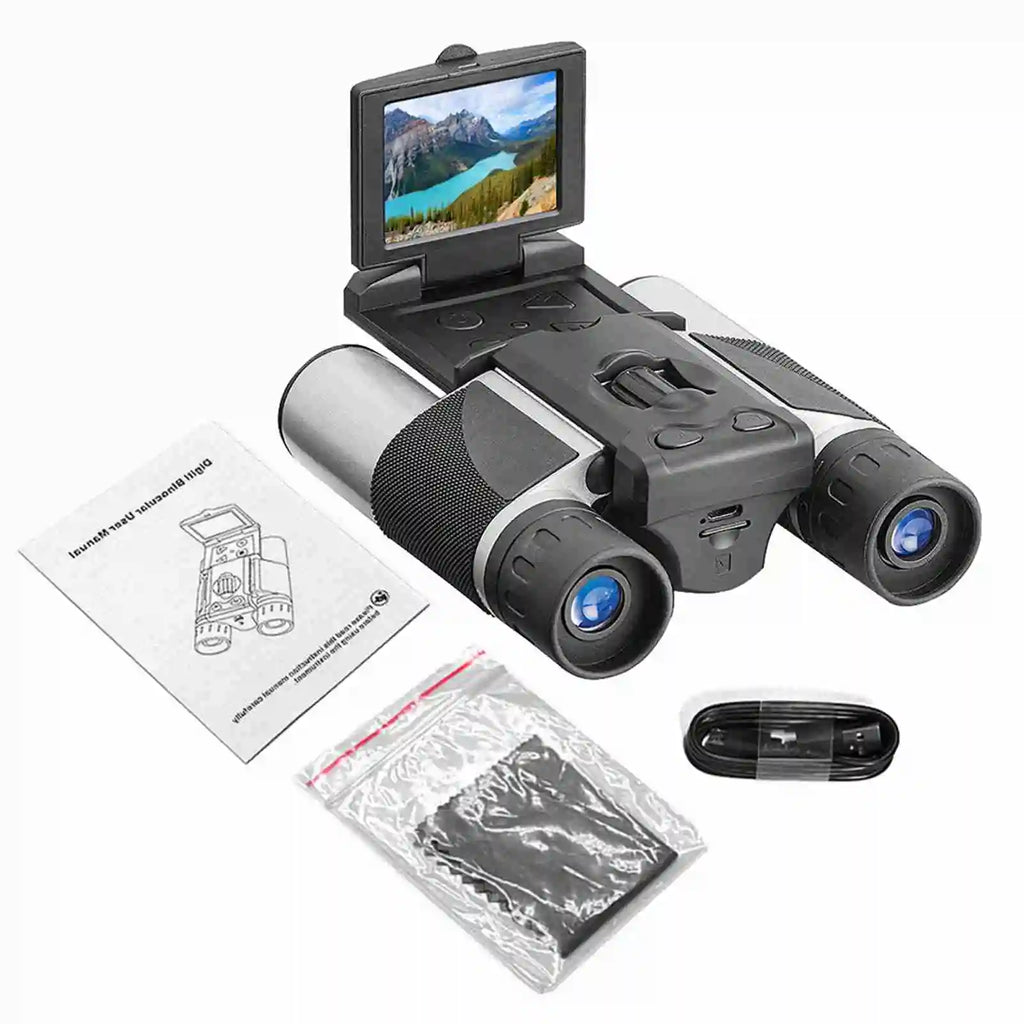 Digital Camera Binoculars 2.0 Inch LCD 8X Digital Zoom Video Photo Recording Telescope Digital Binoculars with Camera