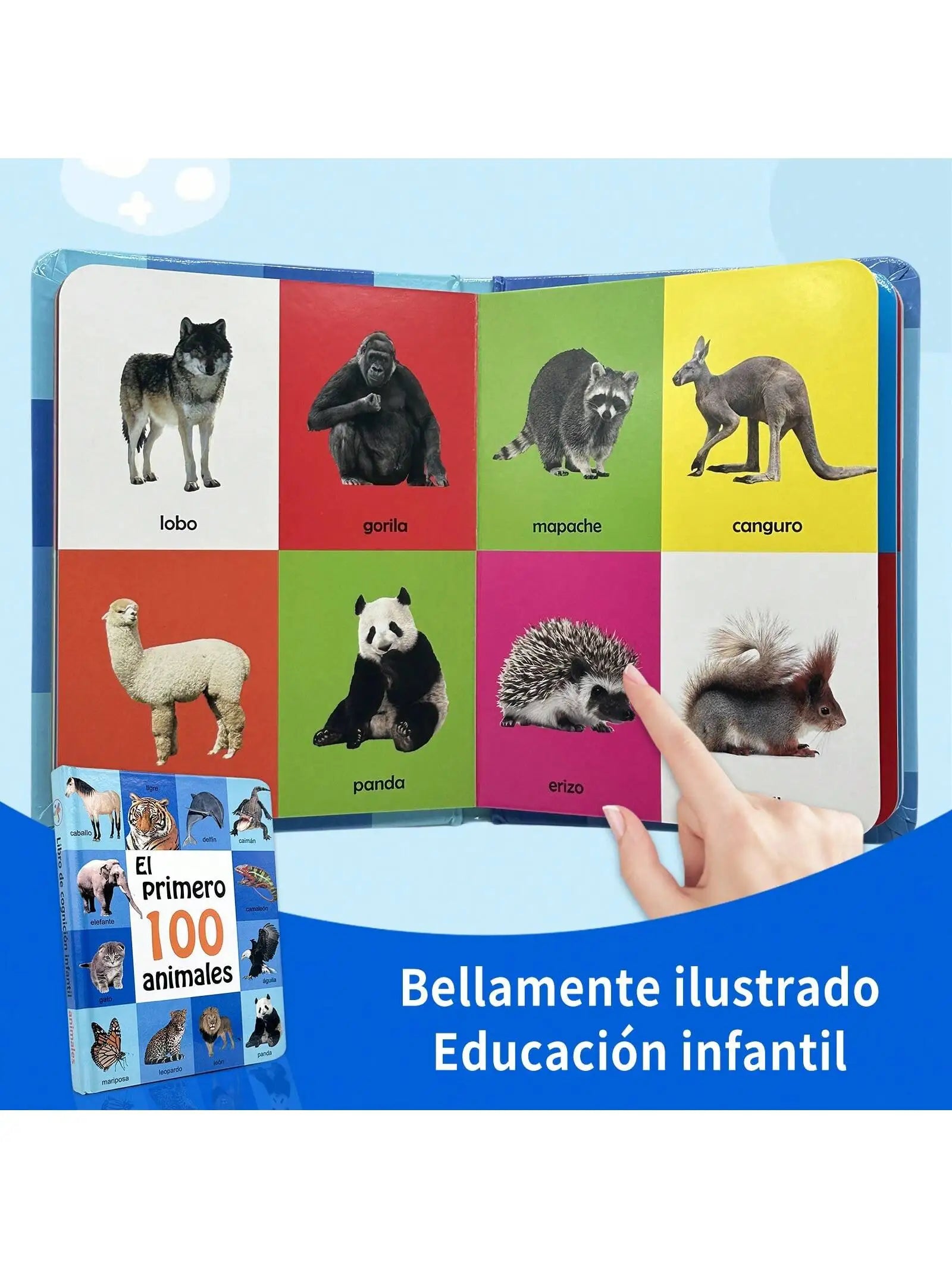 Children's Arabic Enlightenment Cognitive Book: Digital Fruits and Animals, Joyful Enlightenment Journey