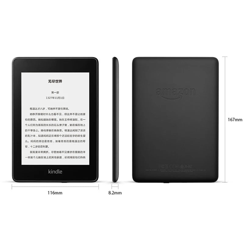 All-new Kindle Paperwhite 4-Now Waterproof 8GB Kindle Paperwhite4 300 ppi eBook e-ink Screen WIFI 6"LIGHT Wireless Reader