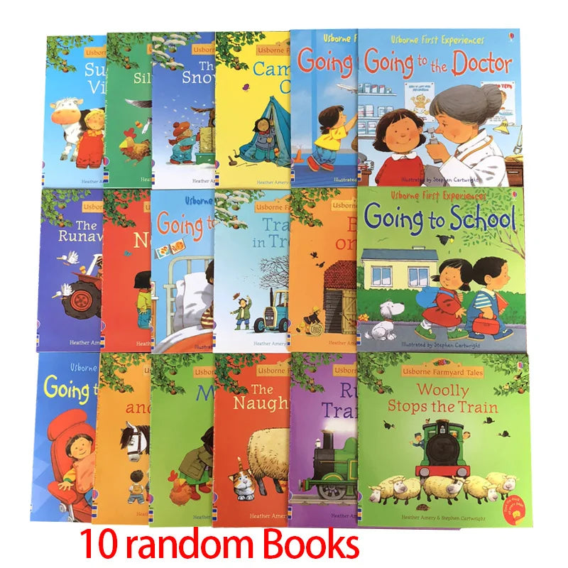 20 Books Storybooks  English Kids Usborne Picture Livros Children Baby Famous  Farmyard Tales Eary Education Libros Comics Art