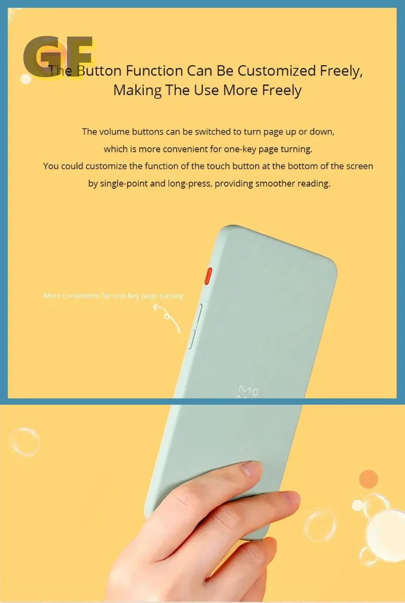 New 5 Mini 5.2Inch E-ink Ebook Ereader Ebook Reader 300PPI Screen Tablet Android 8.1 Smartphone Electronic Book