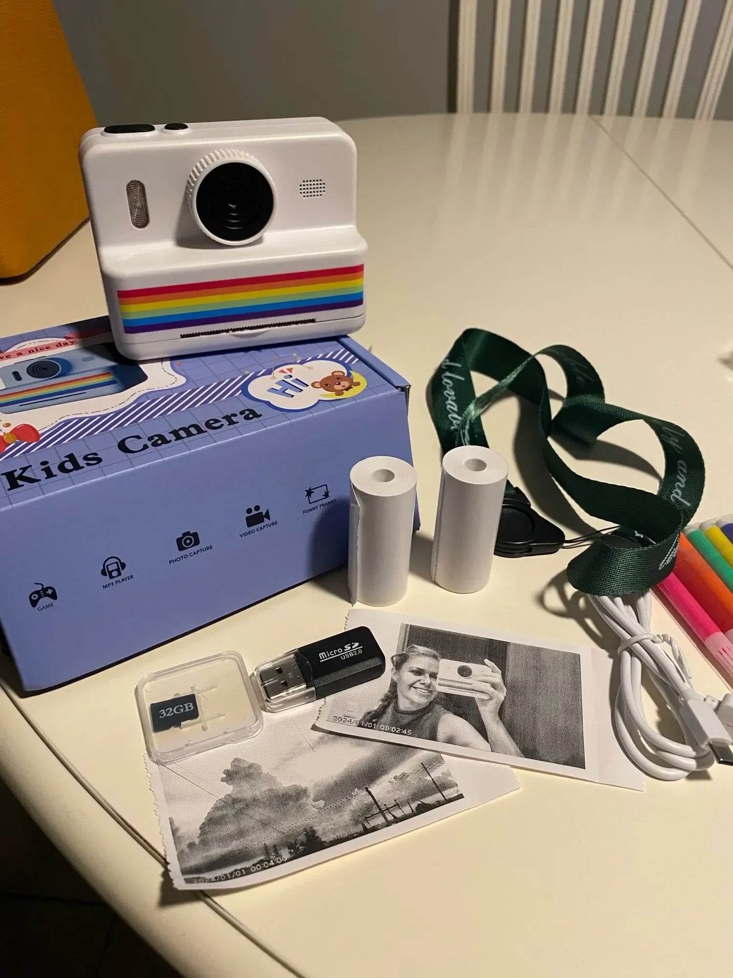 Digital Children Camera For Photography Mini Printer Portable Thermal Instant Print Photo Kids Camera 2.8inch HD Video Toy Gifts