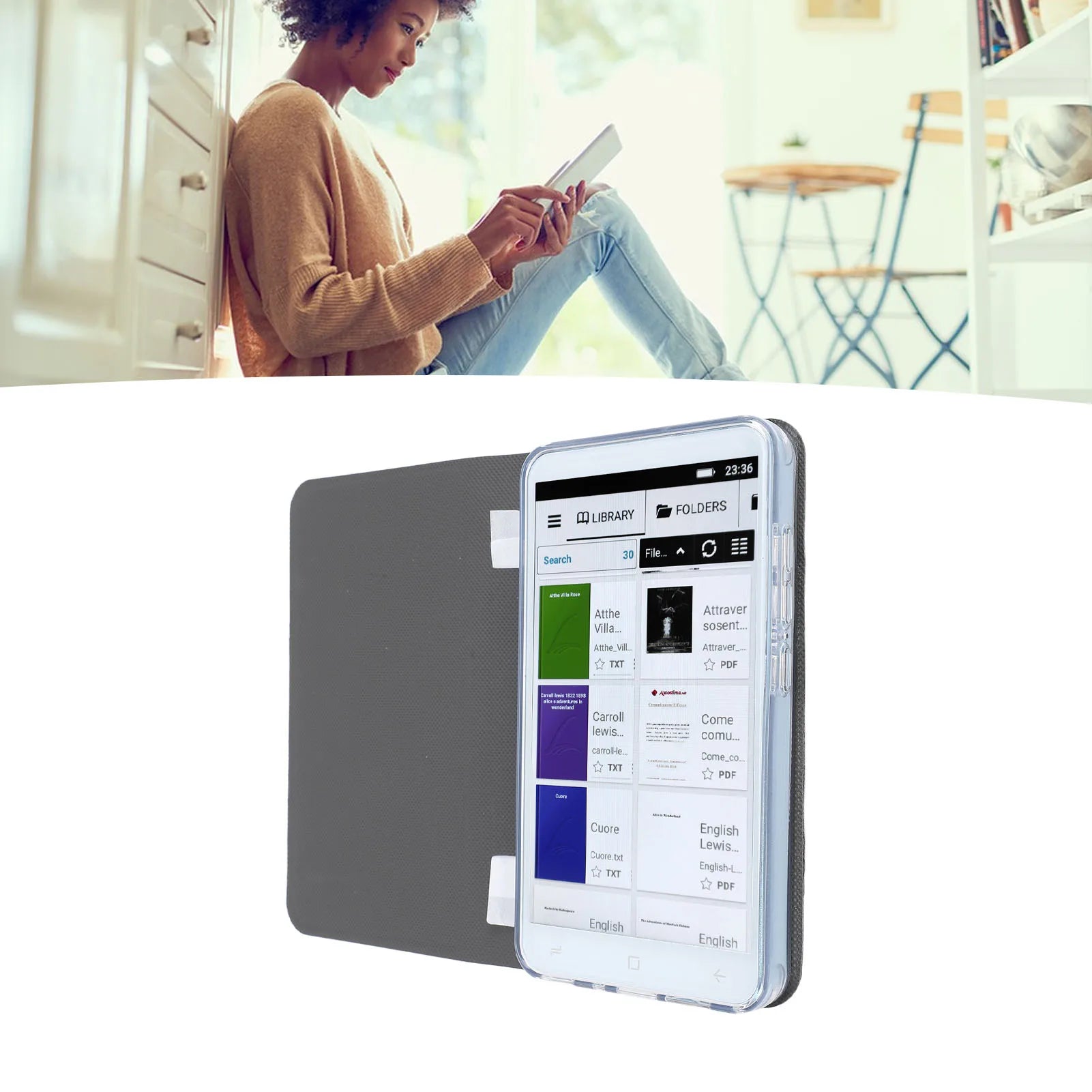 Electronic Book Reader Electronic Book Reader 1+8GB 5 Inch Color LCD Touchscreen WiFi Bluetooth FM Portable Digital Book Reader