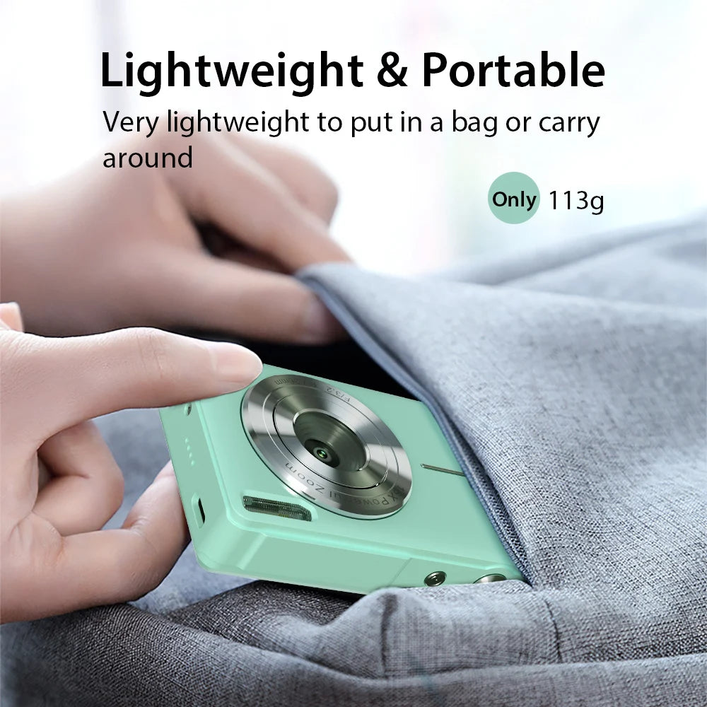 Digital Camera Children Camera for Children Camcorder with 16x Zoom Compact Cameras 1080P 44MP Cameras for Beginner Photography