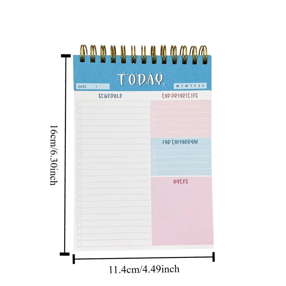Wide To Do Planner Weekly Planning Notepad Schedules Stationery Weekly Meal Planner Pad Undated A5 Notebook Planner
