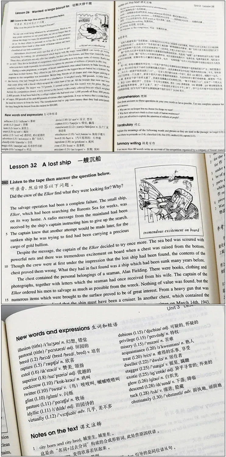 1 Books New Concept English Full Set of 1-4 Textbooks + 1-4 Workbooks Students' Books New Concepts Zero-based Learning English