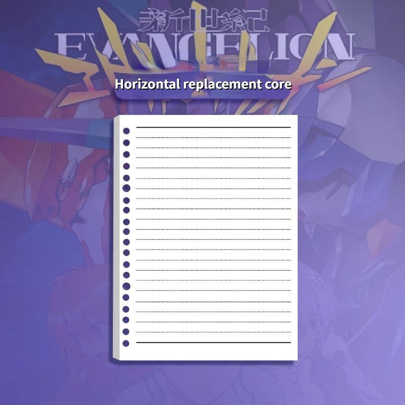 EVANGELION Cartoon Anime EVA-01 Booklet Binding Notebook High Appearance Student A5 Three Types of Inner Pages 100 Pages or More