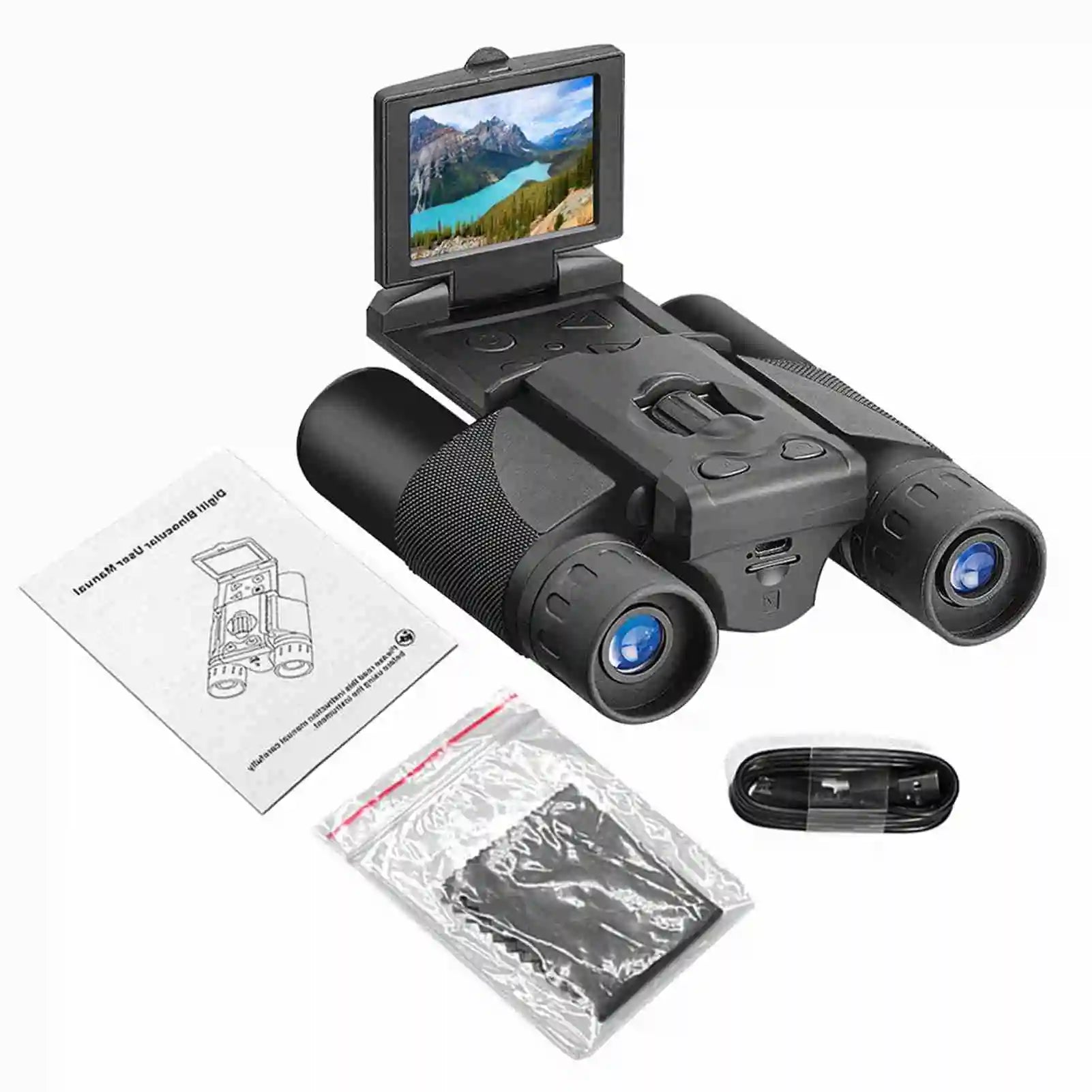 Digital Camera Binoculars 2.0 Inch LCD 8X Digital Zoom Video Photo Recording Telescope Digital Binoculars with Camera