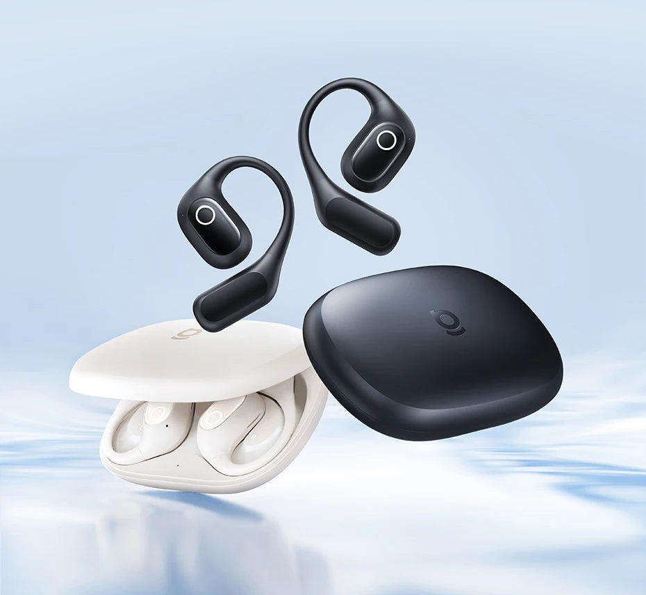 Baseus Eli 2i Fit Open-Ear Earphones True Wireless Bluetooth 6.0 Ear Hooks Headphones IPX5 Waterproof Sports Earbuds Bass Boost