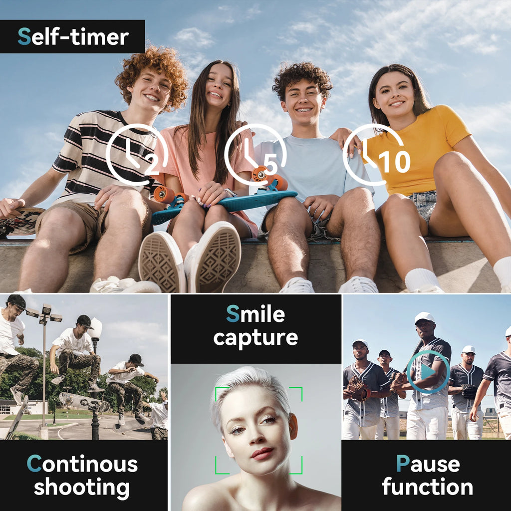 Digital Camera Camera Digital Point and Shoot Camera with 16X Zoom Anti Shake Portable Compact Camera for Teens Adult Beginner