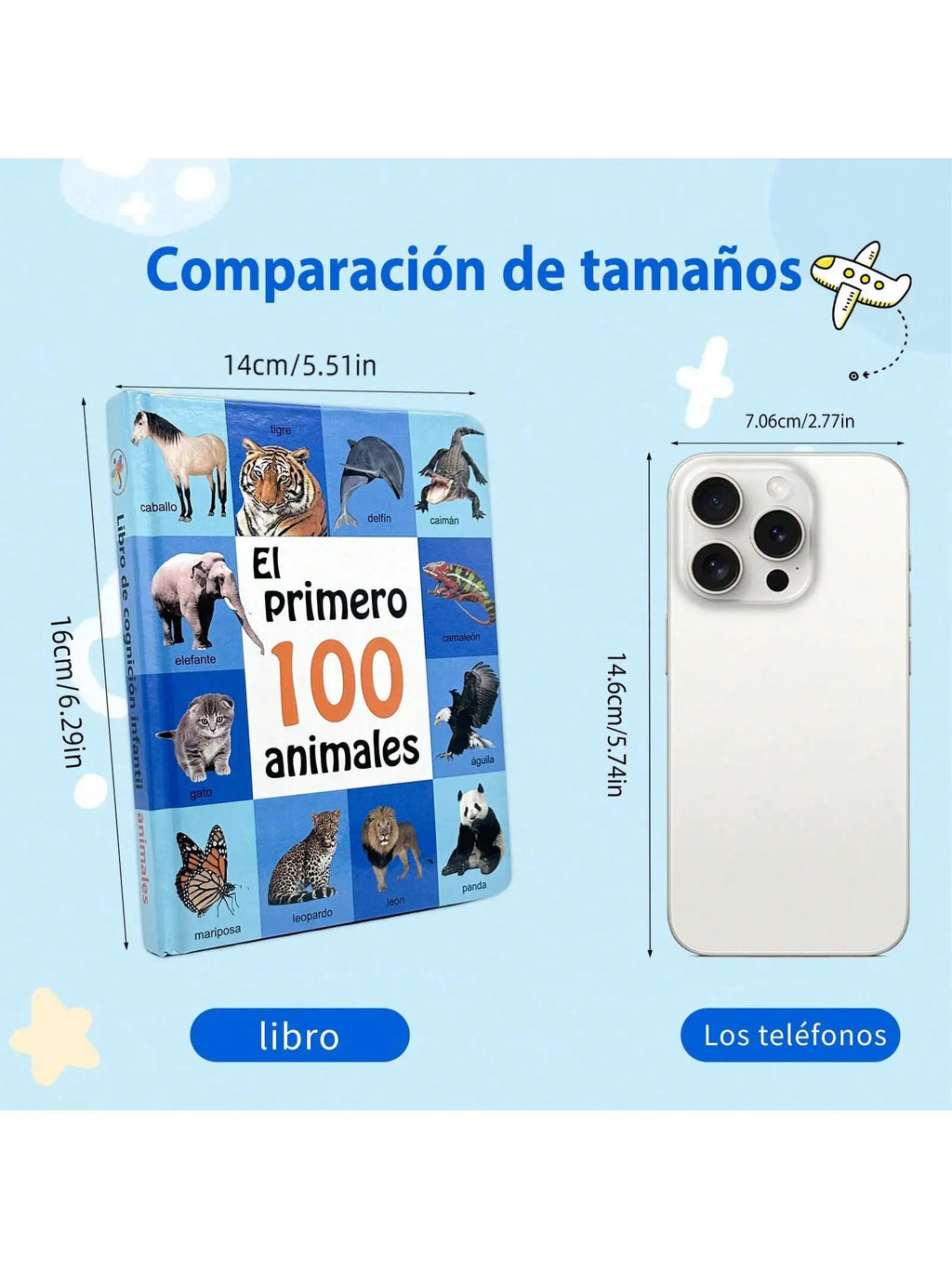 Children's Arabic Enlightenment Cognitive Book: Digital Fruits and Animals, Joyful Enlightenment Journey