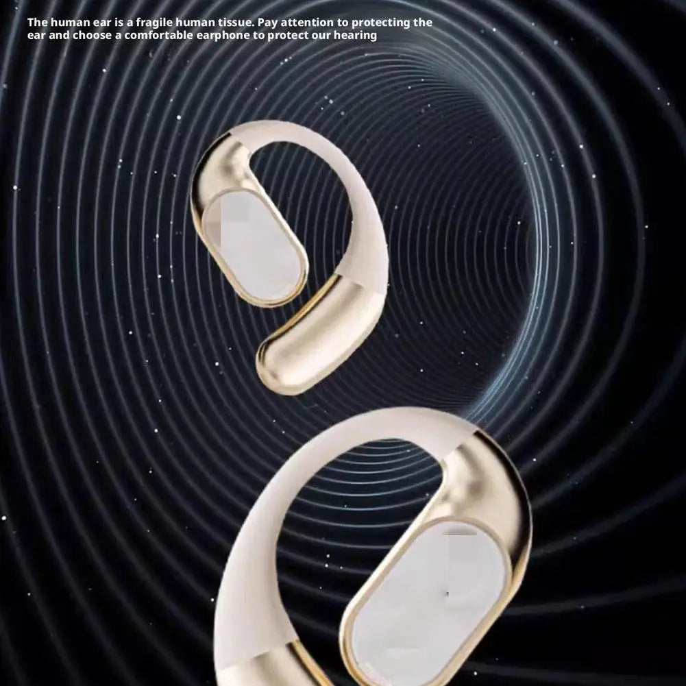 Ear Buds Headphones Bluetooth Ipx5 Waterproof & Sweatproof Comfortable Ear Hooks Noise Isolation Noise Isolation For Running