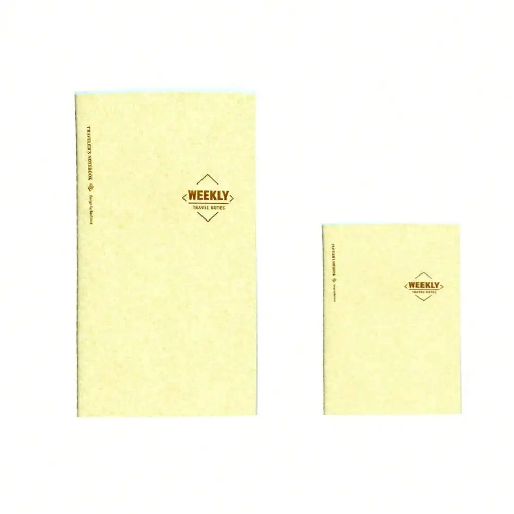 Fromthenon Traveler Notebook Weekly Plan Inner Page Journal Planner Decorative Notebook Replace Accessories Stationery