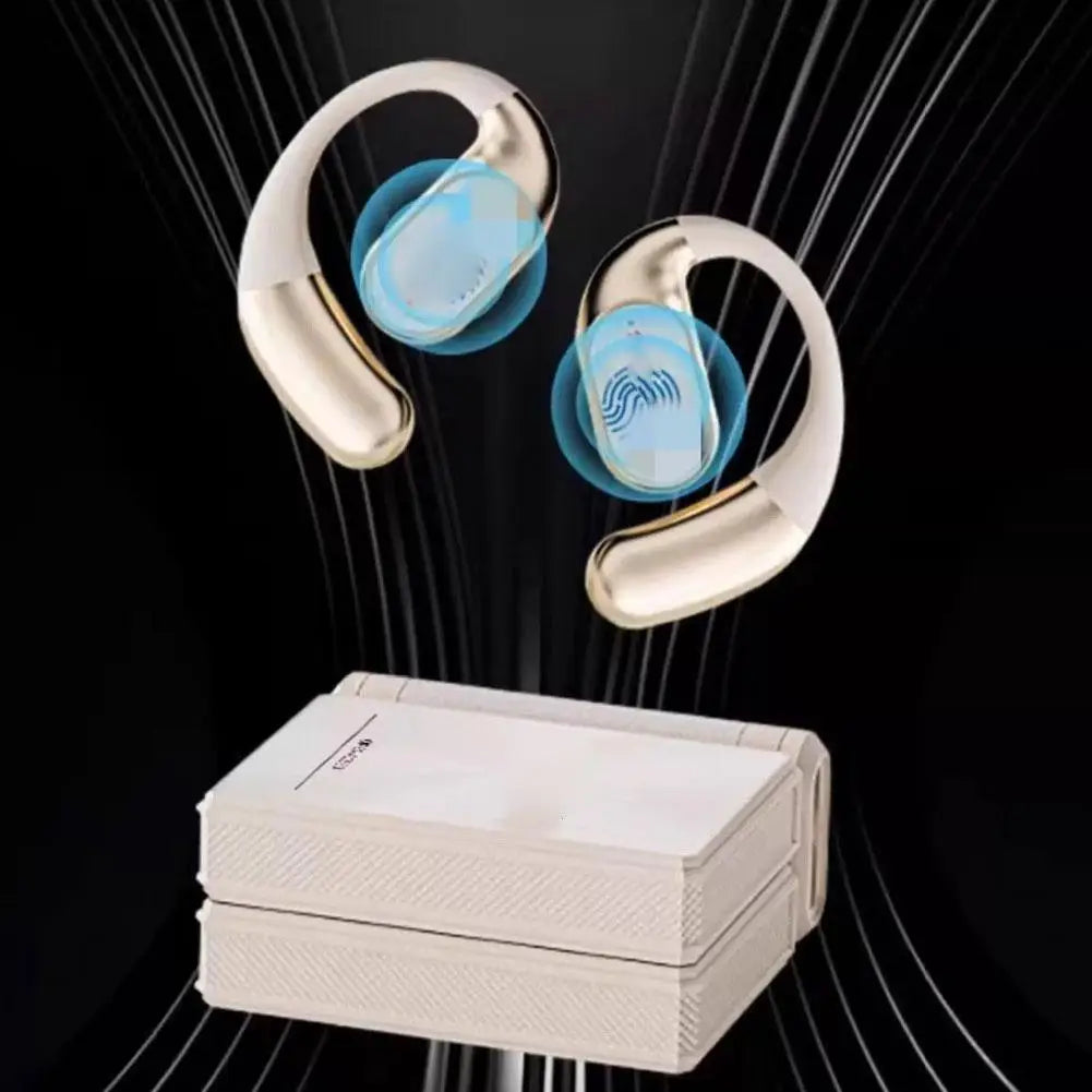 Ear Buds Headphones Bluetooth Ipx5 Waterproof & Sweatproof Comfortable Ear Hooks Noise Isolation Noise Isolation For Running