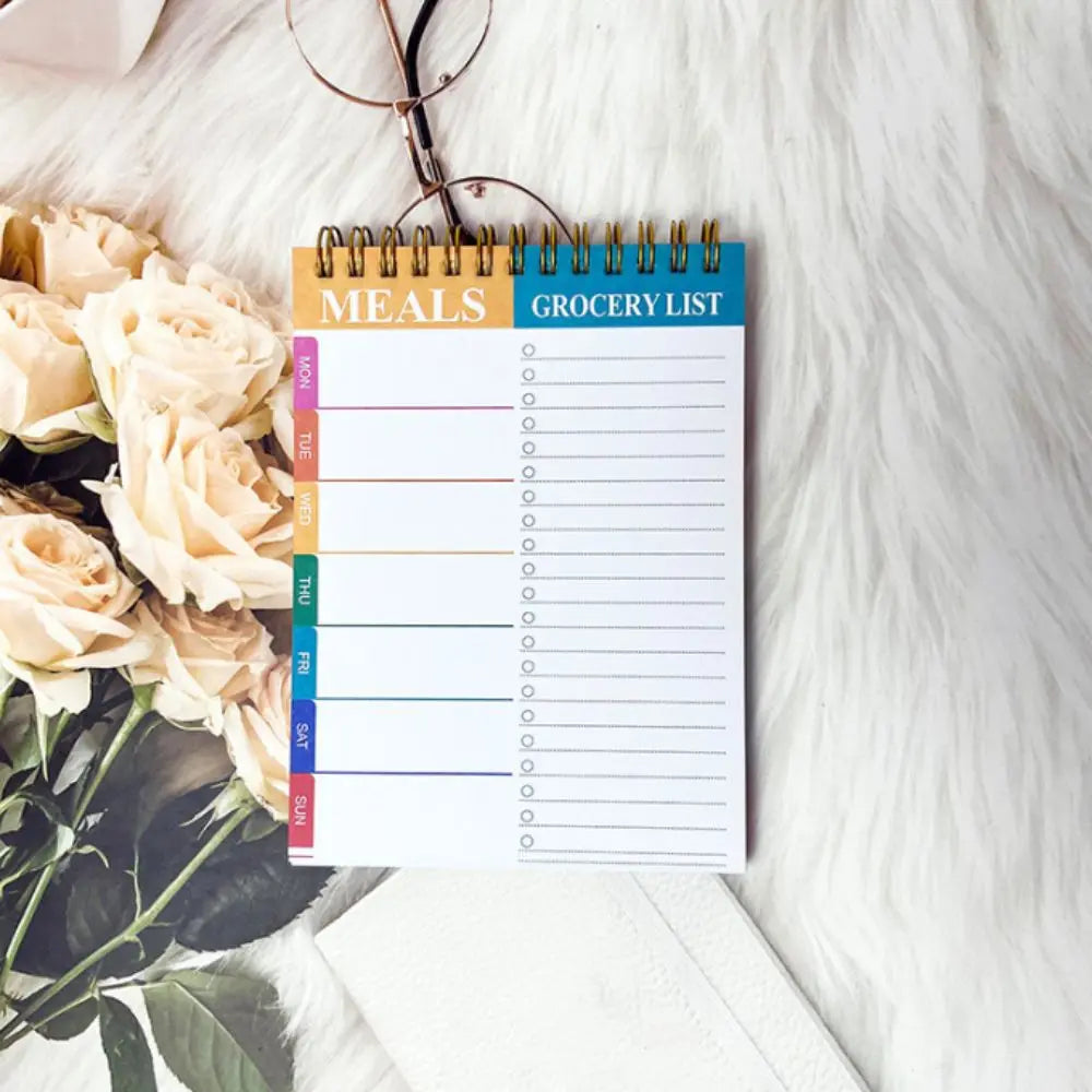 Wide To Do Planner Weekly Planning Notepad Schedules Stationery Weekly Meal Planner Pad Undated A5 Notebook Planner