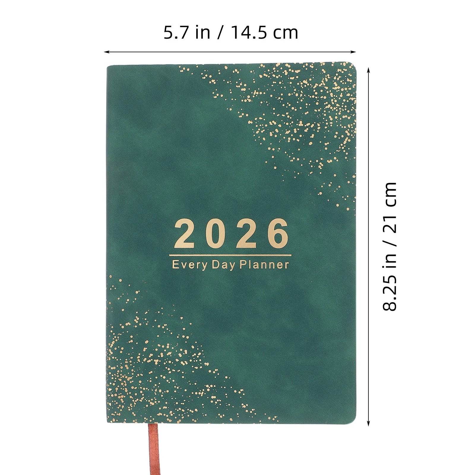 2026 Daily Planner Hardcover A5 Size January December Weekly Monthly Calendar Organizer School Office Home Monthly Planner