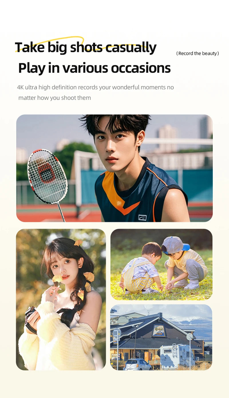 4K Digital Camera 5000W Pixel Retro CCD Portable Card Camera Entry-level Camera Dual Camera Flash 50 Million Pixels Auto Focus