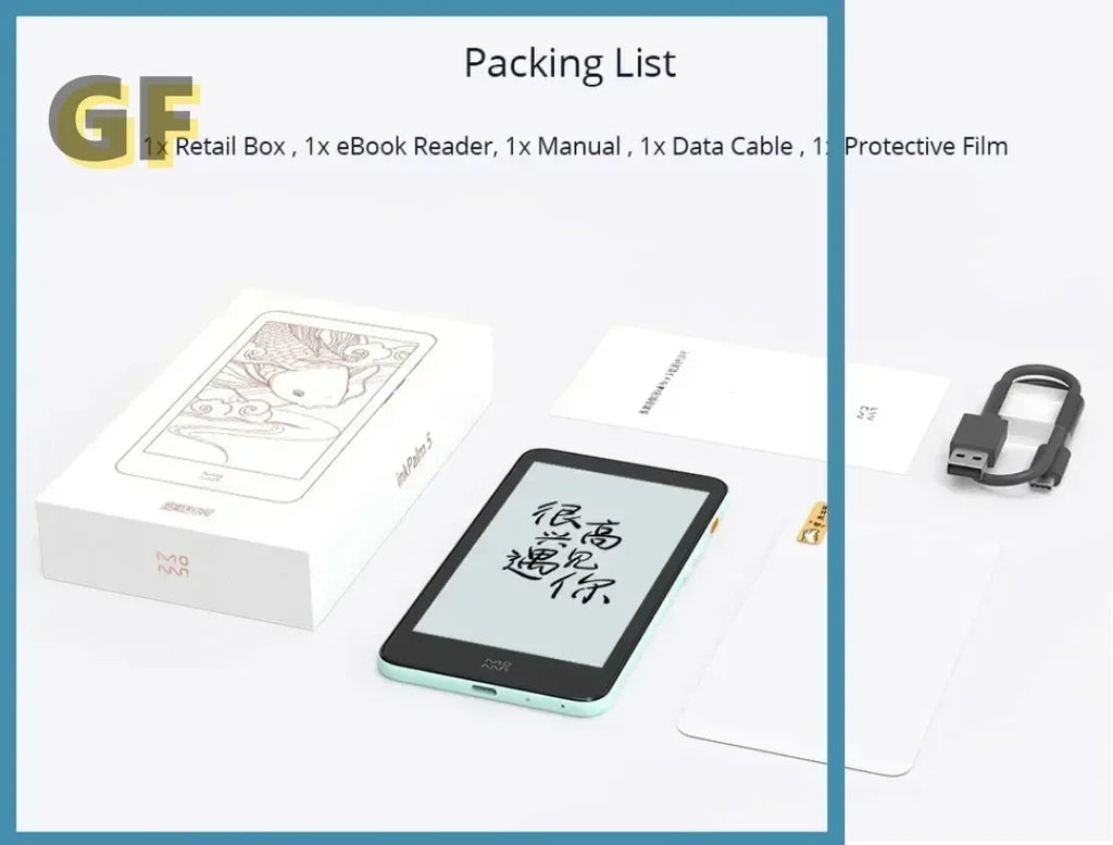 New 5 Mini 5.2Inch E-ink Ebook Ereader Ebook Reader 300PPI Screen Tablet Android 8.1 Smartphone Electronic Book