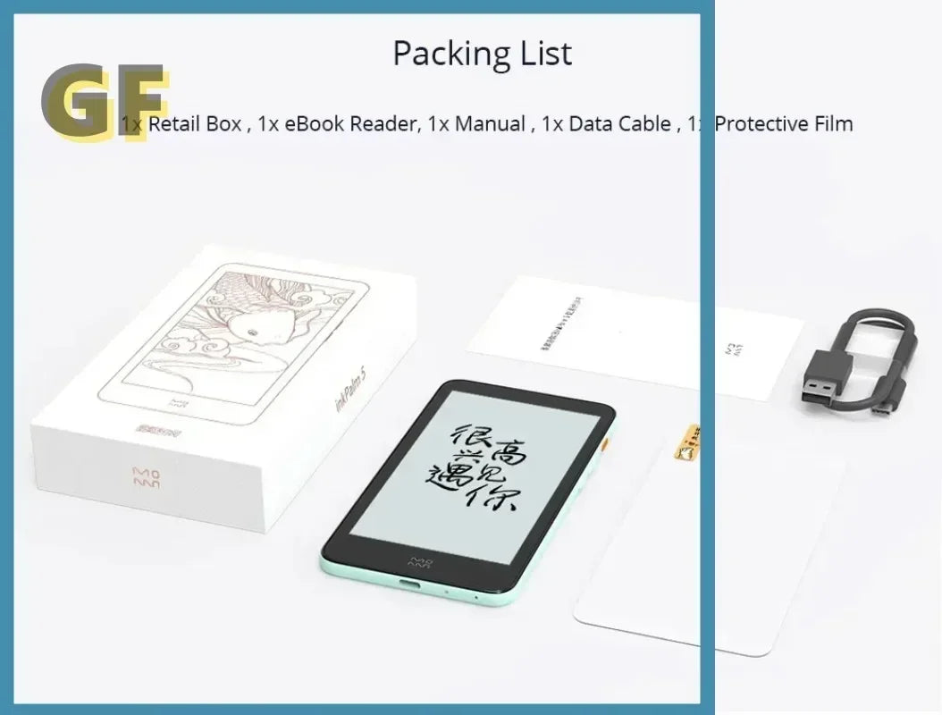 New 5 Mini 5.2Inch E-ink Ebook Ereader Ebook Reader 300PPI Screen Tablet Android 8.1 Smartphone Electronic Book