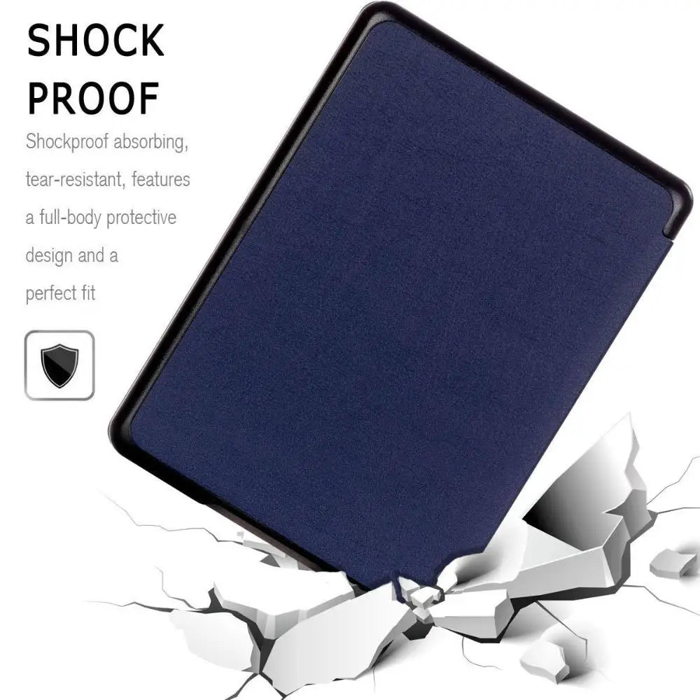 Colorful 6" eBook Reader Ultra Slim PU Leather Cover Smart Case Protective Shell For Kindle 8/10th Gen Paperwhite 1/2/3/4