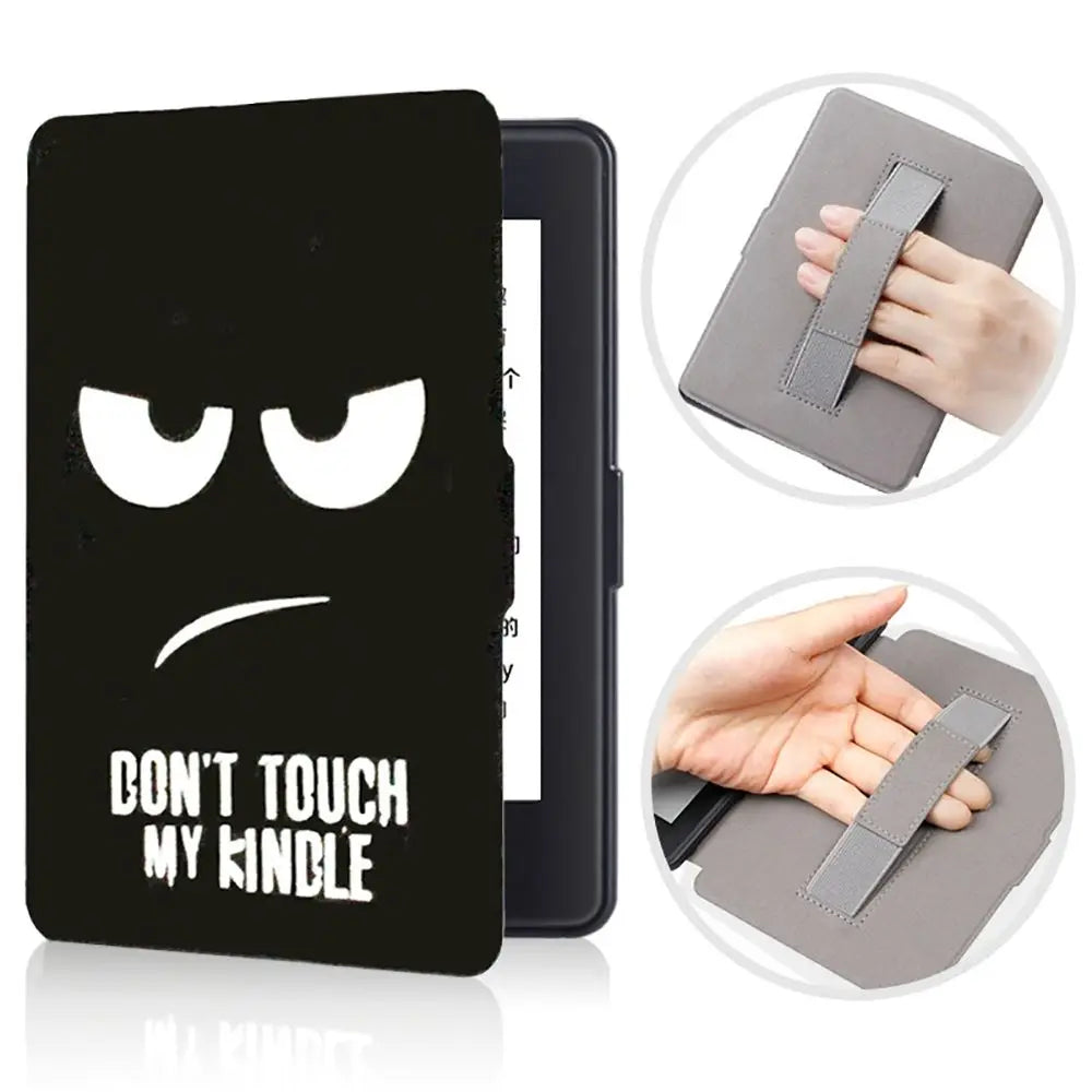 All-new with Hand Support 6 inch e-Reader Case PU Leather 6 inch Ebook Cover Shockproof for Kindle 2022/2024 11/12th Generation