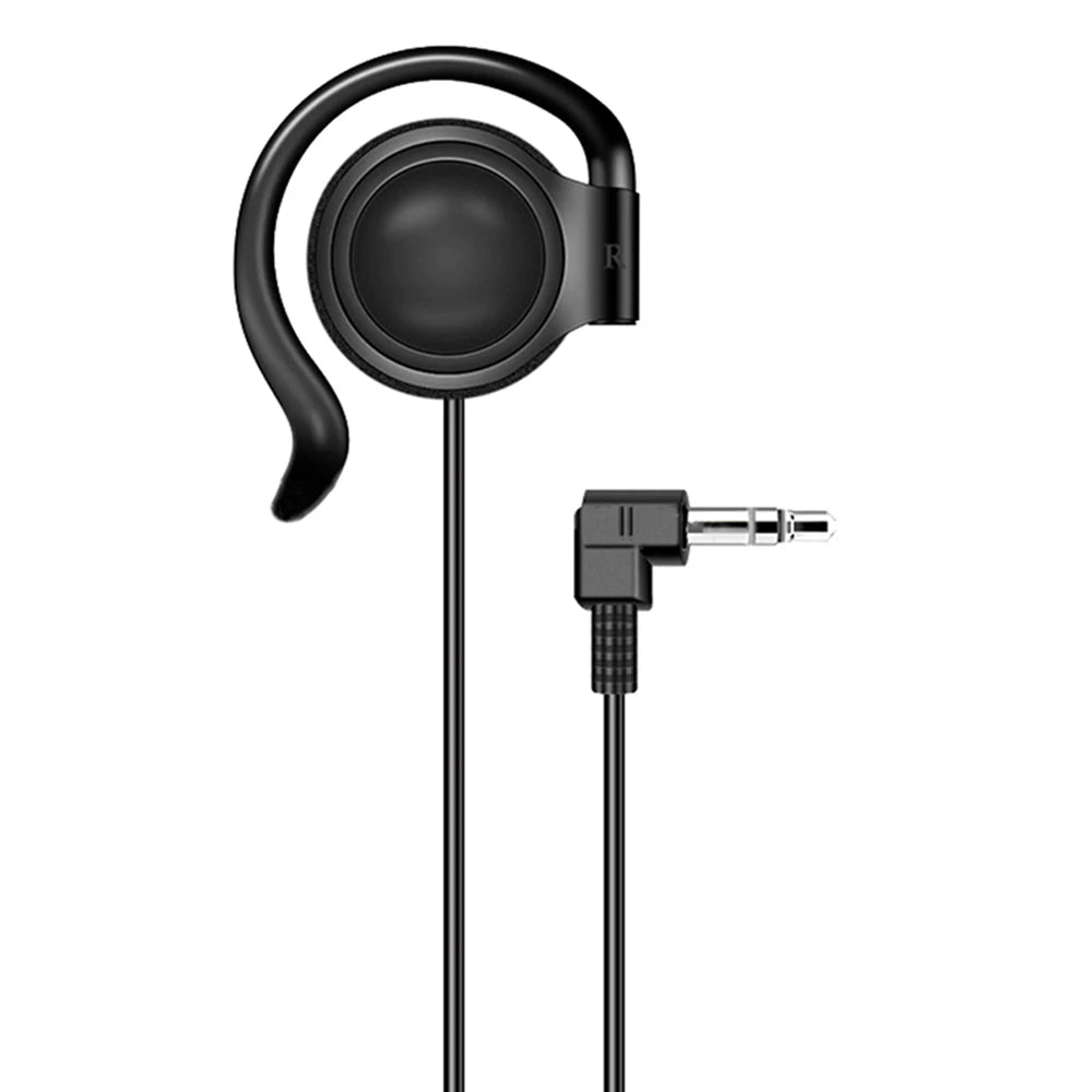 NEW 3.5mm Earphone Earbud One Ear Headphone Headset  for Radio Tour guide System