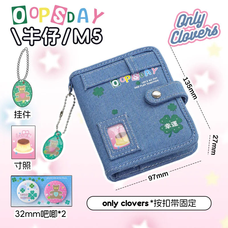 MINKYS Portable Cute M5 Notebook Planner Yearly Daily Weekly Agenda Book Journal Book School Stationery