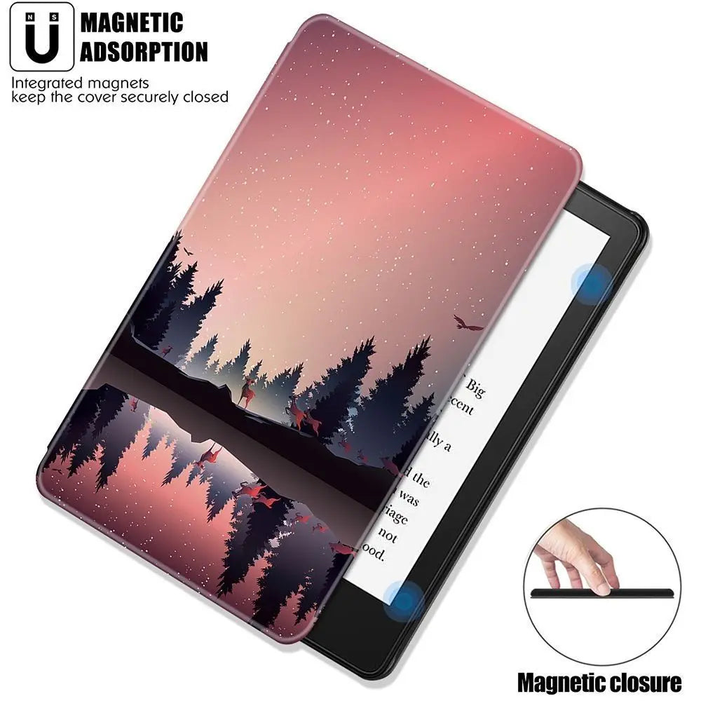 All-new with Hand Support 6 inch e-Reader Case PU Leather 6 inch Ebook Cover Shockproof for Kindle 2022/2024 11/12th Generation