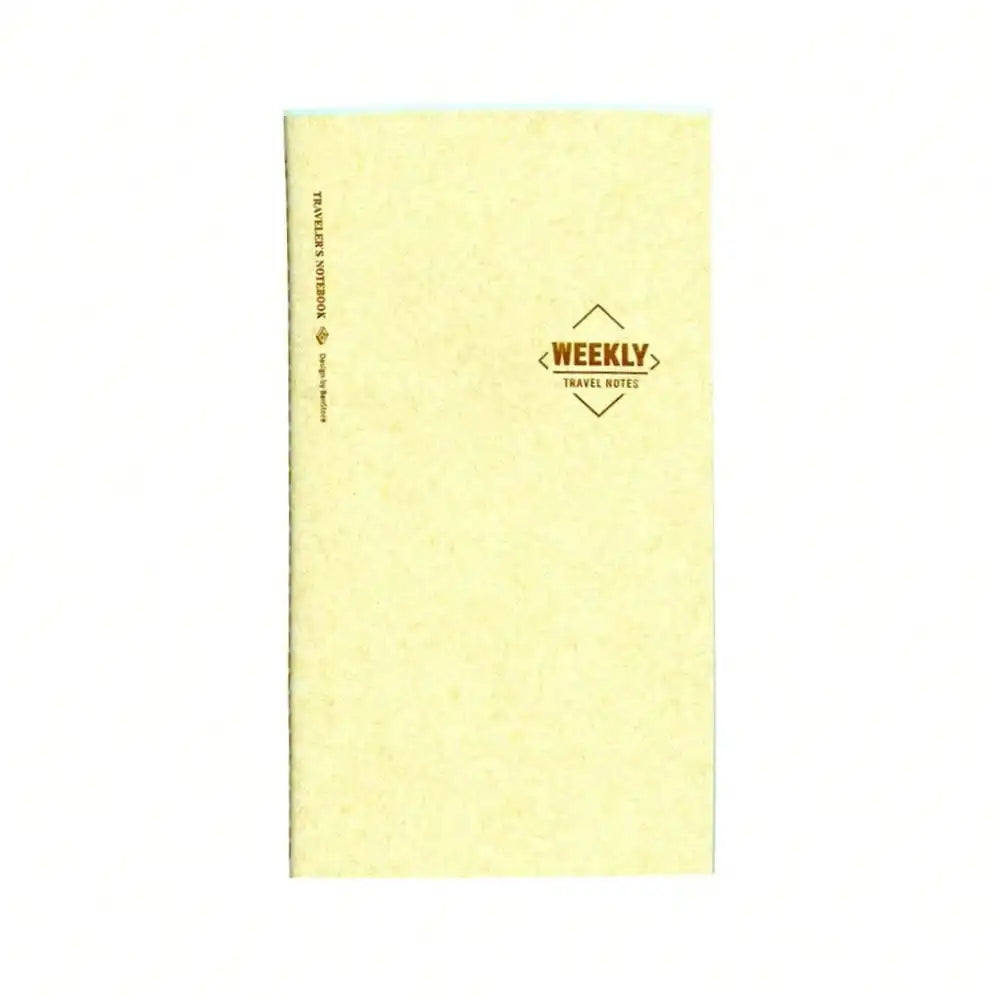 Fromthenon Traveler Notebook Weekly Plan Inner Page Journal Planner Decorative Notebook Replace Accessories Stationery