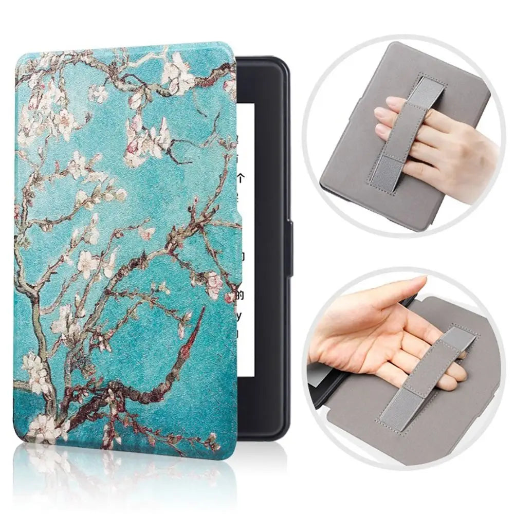 All-new with Hand Support 6 inch e-Reader Case PU Leather 6 inch Ebook Cover Shockproof for Kindle 2022/2024 11/12th Generation