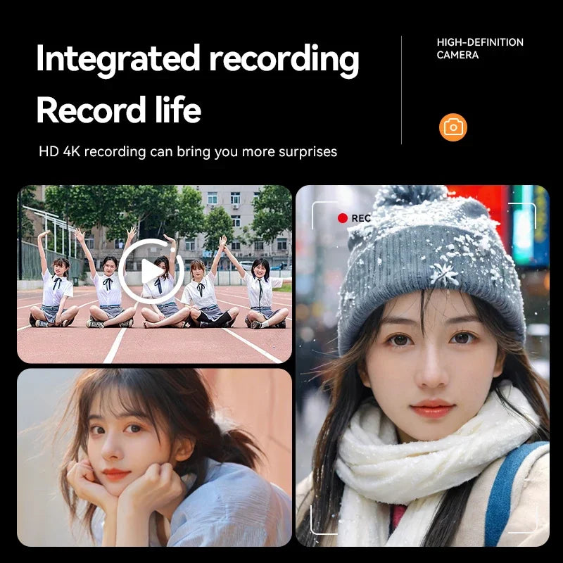 Digital Camera 16x CCD Digital Camera Beauty Campus Student Entry-level Polaroid Gift Dual Lens Video Recorder 64G Card Reader