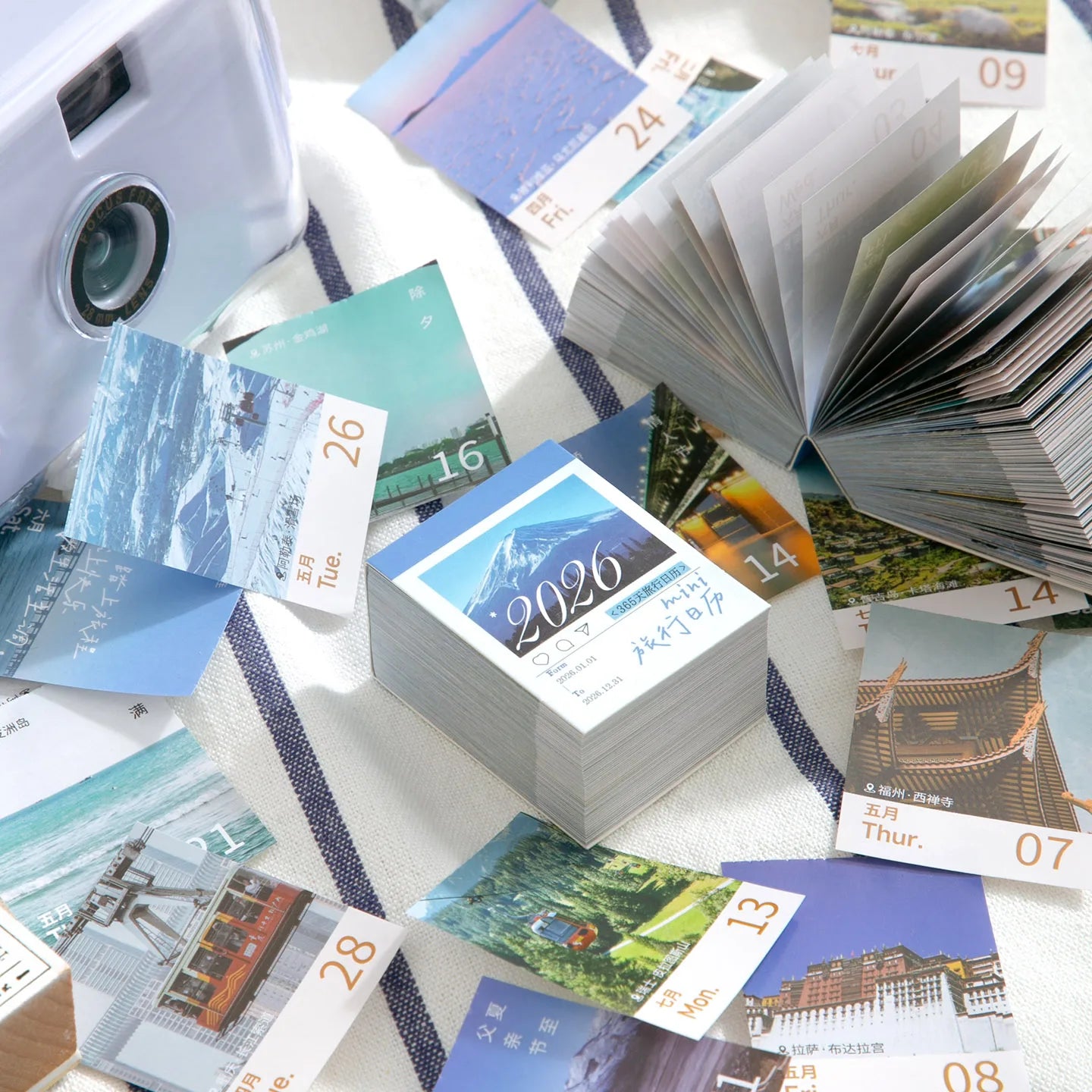 Journal GO Mini 365 Day Calendar 2026 Planner Yearly Agenda Organizer with Memo Notes for Home Office School Daily Schedule