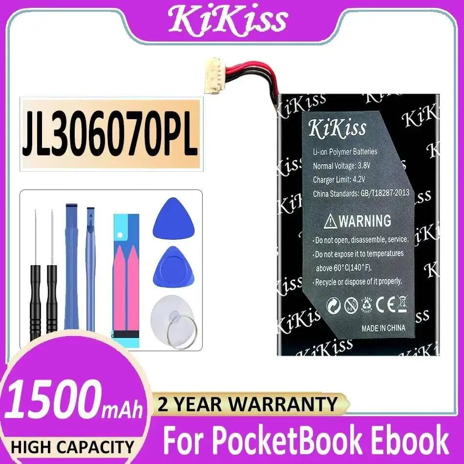 E - Book Reader Battery 1500mAh Good Low-Temperature Performance JL306070PL For Pocketbook Ebook