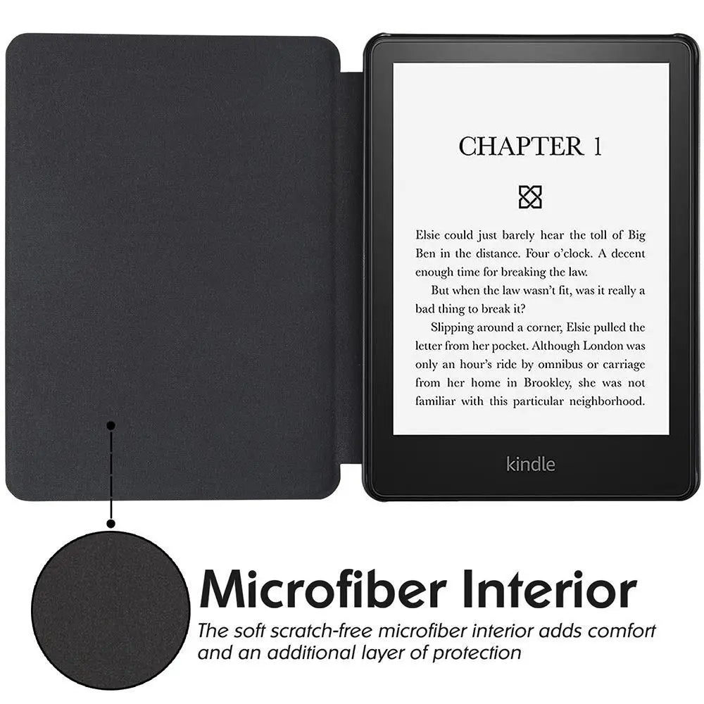 All-new with Hand Support 6 inch e-Reader Case PU Leather 6 inch Ebook Cover Shockproof for Kindle 2022/2024 11/12th Generation